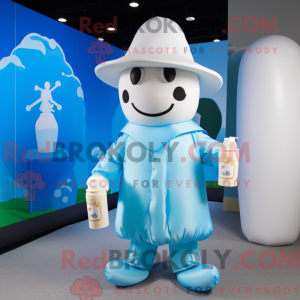 Postava maskota Sky Blue...