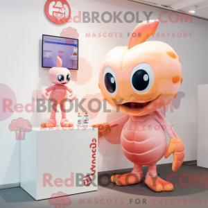 Mascot character of a Peach...