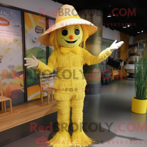 Mascot character of a Lemon...