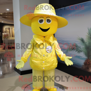 Mascot character of a Lemon...