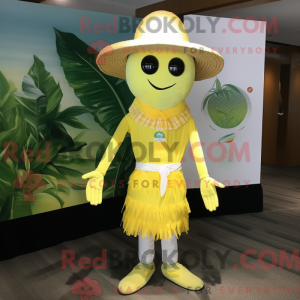 Mascot character of a Lemon...