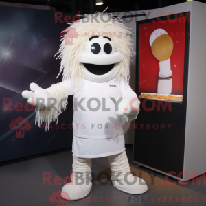 Mascot character of a White...