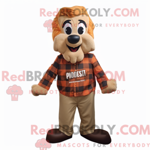 Mascot character of a Rust...
