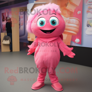 Pink Cod maskot kostume...