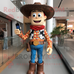  Cowboy maskot kostume...