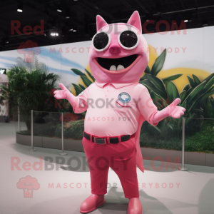 Pink Tuna mascotte kostuum...