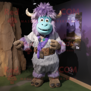 Lavender Yak mascotte...