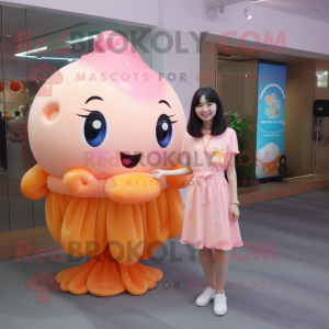 Peach Jellyfish maskot...