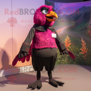 Magenta Blackbird mascotte...