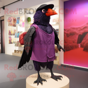 Magenta Blackbird mascotte...