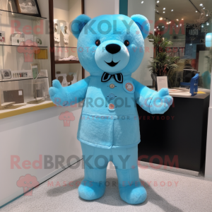 Cyan Teddy Bear...