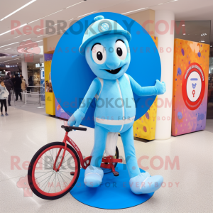 Sky Blue Unicyclist...