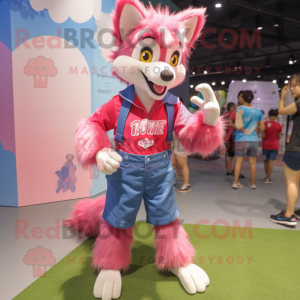 Magenta Say Wolf mascotte...