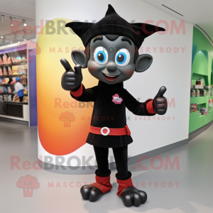 Black Elf maskot kostume...