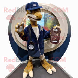 Navy Utahraptor mascotte...