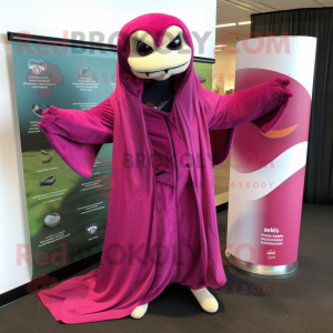 Magenta Python mascotte...