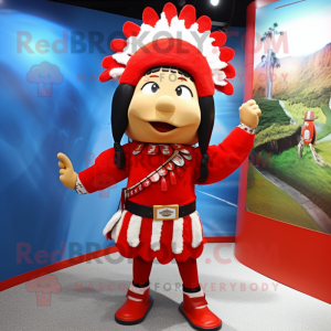 Red Chief maskot kostume...