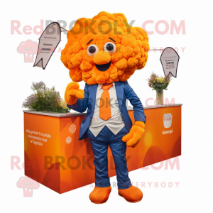 Oranje Bloemkool mascotte...