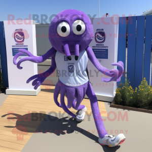 Lavender Kraken mascotte...