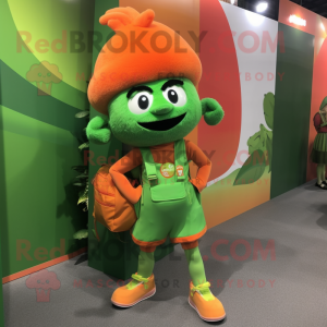 Groen Oranje mascotte...