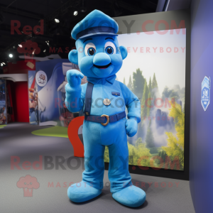 Blue Chief maskot kostume...