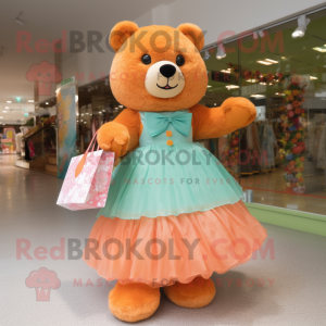 Orangefarbener Teddybär...