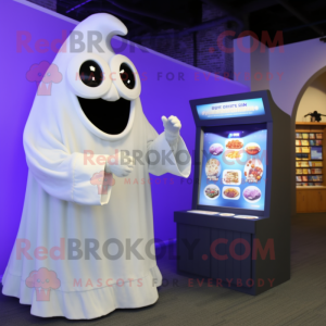 Cream Ghost maskot kostume...