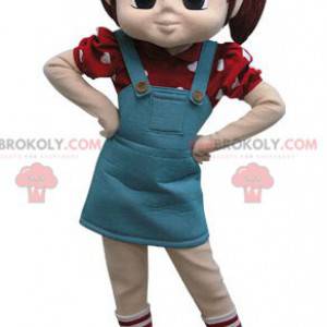Jentemaskott med to dyner og en kjole - Redbrokoly.com