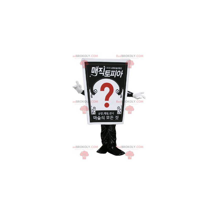 Reusachtige tekenmascotte. Reclame mascotte - Redbrokoly.com