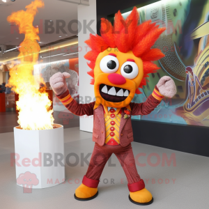 Rust Fire Eater maskot...