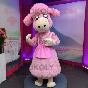 Rosa får maskot kostym...