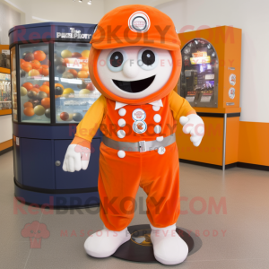 Orangefarbener Gumball...