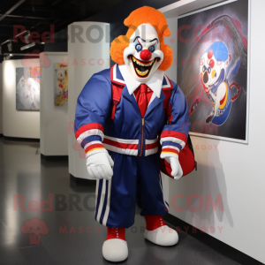 Navy Evil Clown mascotte...