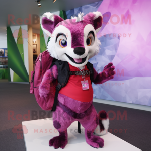 Magenta Civet mascotte...