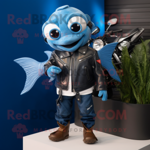 Blue Goldfish mascotte...