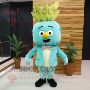 Cyan Pineapple maskot...