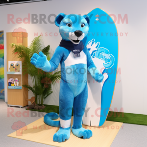 Postava maskota Sky Blue...