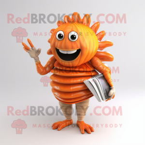 Orange Trilobite maskot...