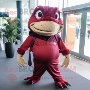 Maroon Stingray mascotte...