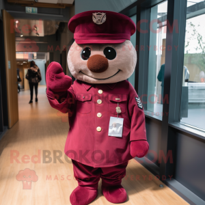 Maroon Soldier mascotte...