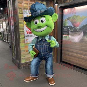 Green Heart maskot kostume...