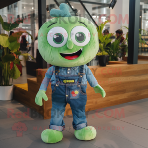 Green Heart maskot kostume...