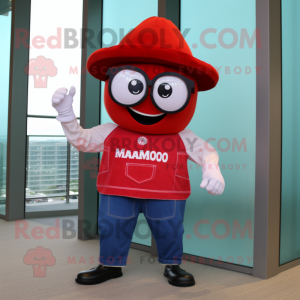 Red Mango mascotte kostuum...