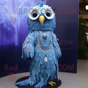 Blue Owl maskot kostume...