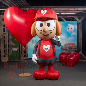 Rode hartvormige ballonnen...