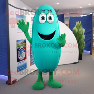 Blue Green Bean mascotte...