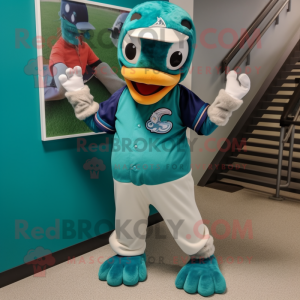 Blågrøn armbånd maskot...