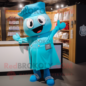 Cyan Ramen maskot kostume...