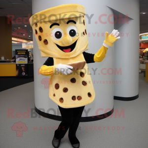 Gold Pizza Slice mascotte...