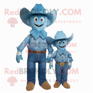 Cyan Cowboy mascotte...